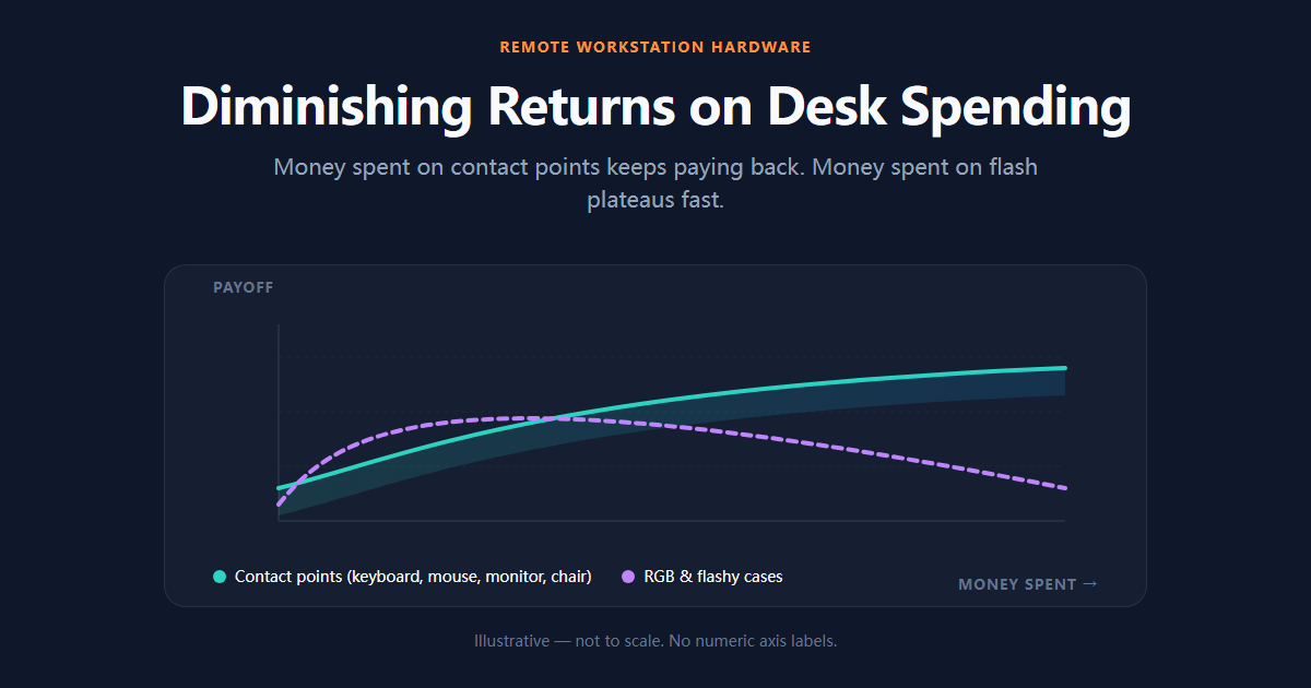 Diminishing returns on desk spending